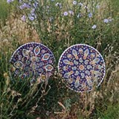 بشقاب مینای سفال 